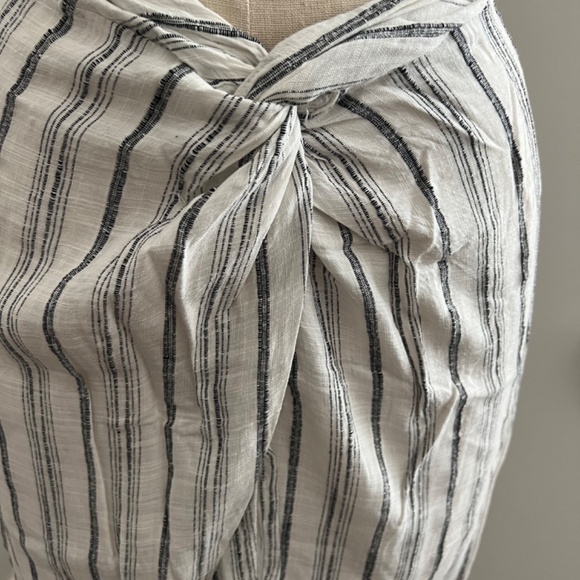 L Space Mia elastic waist striped bathing suit cover up - Picture 2 of 4